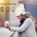 Bluetooth Beanie for Women, Deegotech Women Winter Hat, Gift for Women Girls Mom, Bluetooth 5.0 Wireless Headphones Beanie, Pompom Knit Beanie Hat Warm Ski Cap-Black